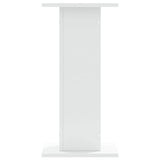 ZNTS Plant Stands 2 pcs White 30x30x60 cm Engineered Wood 3307855
