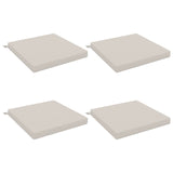 4-Piece Seat Cushions SOEST 4 pcs 100% Polyester White 944708