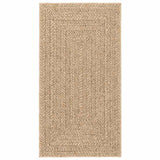 Rug ZIZUR Beige 80x150 cm Jute Look Indoor and Outdoor 4010389