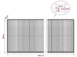Gabion with 3.5 mm Wire and 5x2.5 cm Mesh 700x30x200 cm 3461816