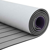Boat Mat Striped Light Grey with Black 240 x 60 x 0.5 cm EVA 42008467
