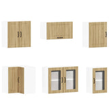 11 Piece Kitchen Cabinet Set "Lucca" Sonoma Oak Engineered Wood 3314924