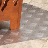 Stair Tread Rectangular 2 pcs Silver 70 x 50 cm Aluminium 4104353