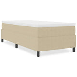 Platform Bed Frame Grey Green 90 x 190 cm Fabric 3337386