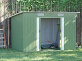 7 x 4ft Outdoor Garden Metal Storage Shed, Tool Storage Box for Backyard, Patio and Lawn, Light T3398P323867