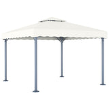 Gazebo 300x300 cm Cream Aluminium 48058
