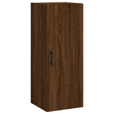 Highboard Brown Oak 34.5x34x180 cm Engineered Wood 3198984