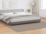Area Rugs Square LUGO Taupe 240 x 240 cm Polyester 42022696