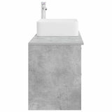 Bathroom Furniture Set 2 pcs Concrete Grey Engineered Wood 3403883