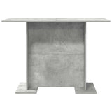 Dining Table Concrete Grey 110 x 60 x 75 cm Engineered Wood 863163