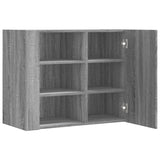 Wall Cabinet Grey Sonoma 75x35x60 cm Engineered Wood 848428