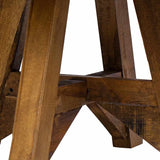 Coffee Table Solid Reclaimed Wood 60x45 cm White 244820