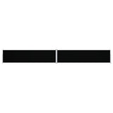 Side Awning Black Polyester with PU coating, steel, aluminium 318066