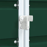 Wheelie Bin Storage for Double Bins Green 144x81x113 cm Steel 4006175
