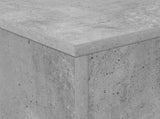 Magazine Rack Concrete Grey 70 x 41 x 156 cm Engineered Wood 899522