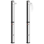 ZNTS Outdoor Solar Shower with Shower Head and Faucet 35 L 92941
