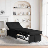 Sofa Bed Black 194 x 50 x 82 cm Plywood 42008584