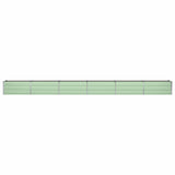 Planter Pastel Green 580 x 50 x 45 cm Galvanised Steel 42018264