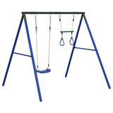 Outdoor Swing Set with Swing and Trapeze 3283580