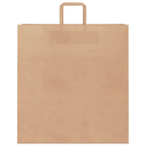 Paper Bags 250 pcs with Handles Brown 45x17x48 cm 4101821