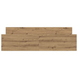 Bed Frame without Mattress Artisan Oak 160x200cm Engineered Wood 3328755