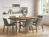 120 x 90 x 75 cm Solid Acacia Wood Natural and White 937548