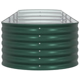 Garden Raised Bed Green 400 x 80 x 44 cm Steel 42008127