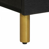 Sideboard Black 80x33x75 cm Engineered Wood 4017675