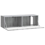 Wall-Mounted TV Cabinet Grey Sonoma 98 x 31 x 30 cm 898561
