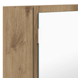 Bathroom Mirror Cabinet with Shelf Artisan Oak 80 x 12 x 45 cm 886227
