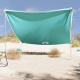 Beach Canopy with Sand Anchors Green 304x300 cm 4008645