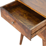 Chestnut Modern Solid Wood Bedside IN1569