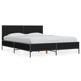 Bed Frame without Mattress Black 140x190 cm 3280032