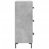 Sideboard Concrete Grey 34.5x34x90 cm Engineered Wood 828608