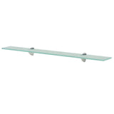Floating Shelves 2 pcs Glass 80x10 cm 8 mm 3051499