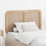 Headboard with Headboard Natural 100 x 55 x 3 cm Rattan 42011562