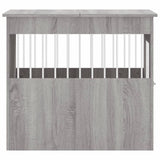 Dog Crate Furniture Grey Sonoma 64.5x80x71 cm Engineered Wood 838335