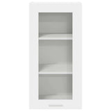 Hanging Cabinet with Door White 40 x 31 x 80 cm Engineered Wood 884298