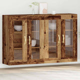 Wall Mounted Cabinet 2 pcs Old wood 69.5 x 34 x 90 cm 3334317