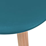 Dining Chairs 4 pcs Turquoise Plastic 244781