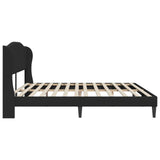 Bed Frame with Headboard Black 180 x 200 cm Faux Leather 42027872
