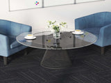 Carpet Tile Dark Grey with Stripes 50 x 50 cm 20 pcs 42032439