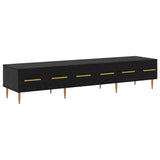 TV Cabinet Black Oak 150 x 36 x 30 cm Engineered Wood 882319