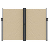 ZNTS Retractable Side Awning Beige 180x1200 cm 4004840