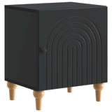 Bedside Cabinet Black 43 x 34.5 x 50 cm Engineered Wood 894107