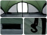 Tipi Tent with Roof Army green 18-Person Polyester and Steel 42028622