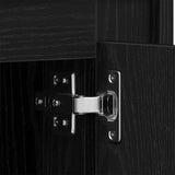 TV Cabinet 80 x 35 x 45 cm Black oak Engineered wood 862130
