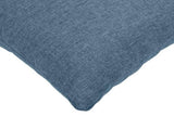 Cushion with Pillow HEERLEN 2 pcs Jeans Blue Fabric 926094