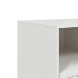 TV Cabinet White 99x39x44 cm Steel 841738