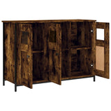Sideboard Smoked Oak 100x35x70 cm Engineered Wood 835521